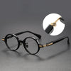 Titanium Vintage Round Eyeglasses Frames 80854