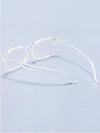 Men Anti-Blue Light Clear Acrylic Frame Glasses