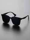 1pc Classical Simplicity Square Design Black Fashion Sunglasses For Men Travel Outdoor Daliy Clothing Accessories