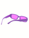 1pc Fashionable Square Frame Unisex Y2k Daily Glasses