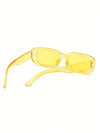 1pc Fashionable Square Frame Unisex Y2k Daily Glasses