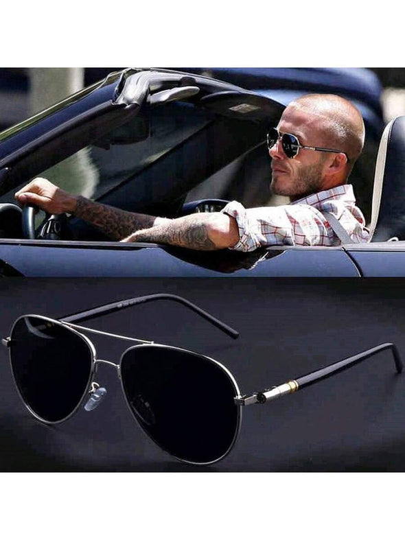 Classic Unisex Aviator Style Polarized Sunglasses With Ice Blue Mirrored Lenses.luxury Designer Brand Sunglasses Ideal For Fashionable Drivers, Pilots And Astronauts. Made With Retro Metallic Frame And Anti-glare Uv400 Lenses. Features Adjustable Spring H