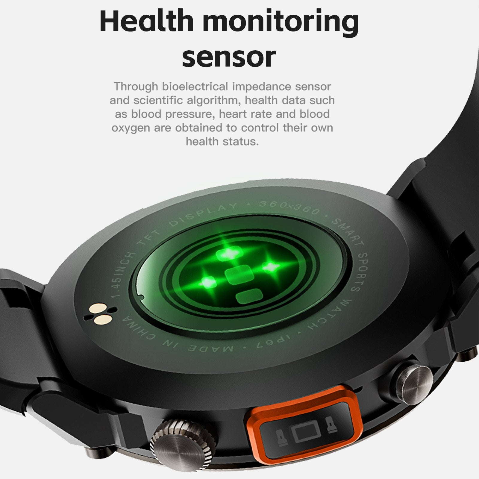 EIGIIS Bluetooth Call Smart Watch Men Full Touch Screen Health