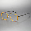 Retro Titanium Square Glasses Frame 9753