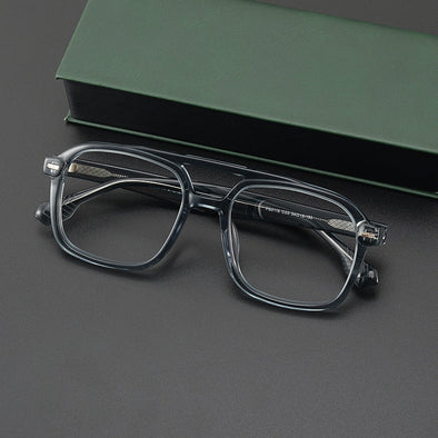 Retro Acetate Square Glasses Frames  8116