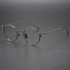 Titanium Vintage Oval Eyeglasses Frames 164