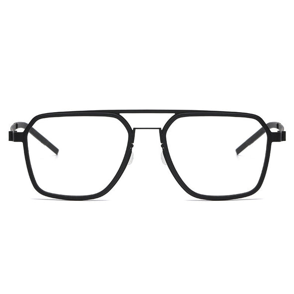 Retro Titanium Square Glasses Frame 9753