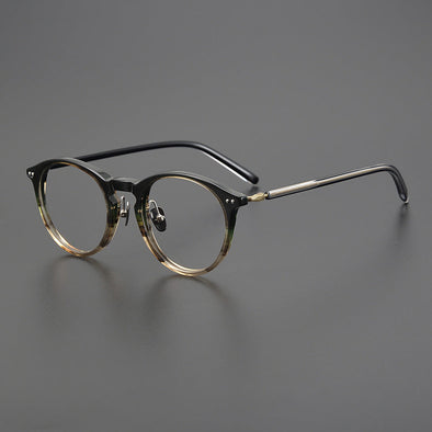 Titanium Round Glasses Frame 9907