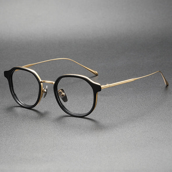 Titanium Geometric Glasses Frame TANGO