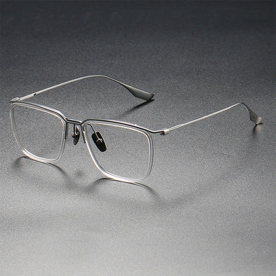 Titanium Square Glasses Frame DTX106