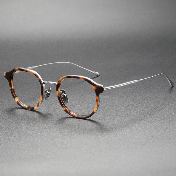 Titanium Geometric Glasses Frame TANGO