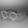 Titanium Vintage Round Eyeglasses Frames BRAGILE +