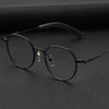 Titanium Vintage Round Eyeglasses Frames DLX108