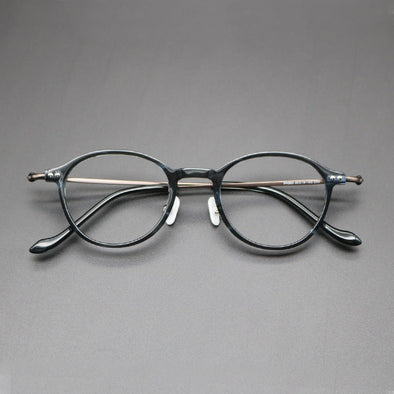 Titanium Vintage Round Eyeglasses Frames 0316