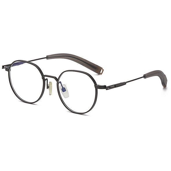 Titanium Vintage Round Eyeglasses Frames DLX108