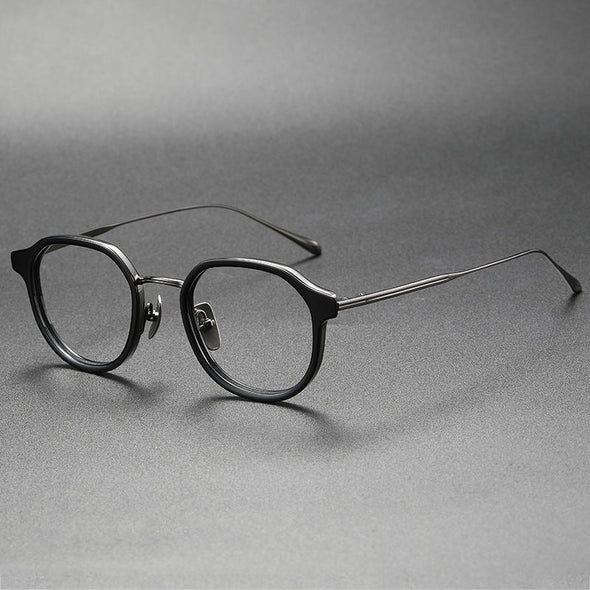 Titanium Geometric Glasses Frame TANGO