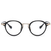 Titanium Vintage Round Eyeglasses Frames BRAGILE +