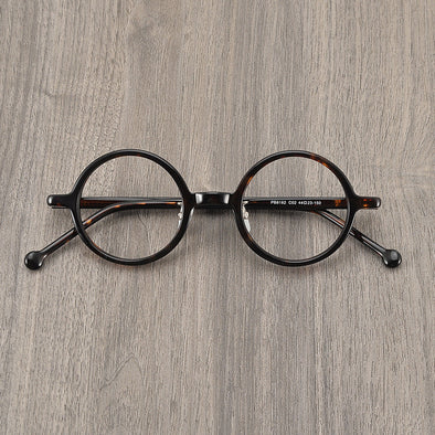 Acetate Round Glasses Frames 8182