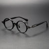 Titanium Vintage Round Eyeglasses Frames 80854