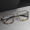 Retro Titanium Square Glasses Frame 9753