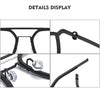 Retro Titanium Square Glasses Frame 9753