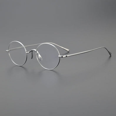 Biron Vintage Round Titanium Eyeglasses Frame