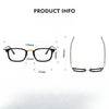 Retro Titanium Square Glasses Frame GMS820