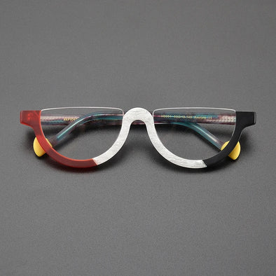 Cyd Retro Semi Circle Acetate Glasses Frame