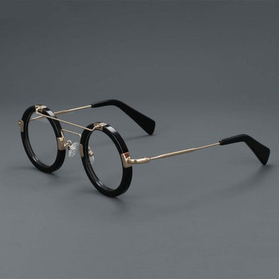 Edra Vintage Acetate Round Optical Glasses Frame