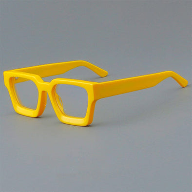 Lew Vintage Square Acetate Glasses Frame