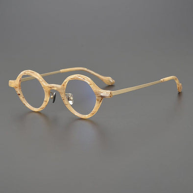 Okes Round Titanium Glasses Frame