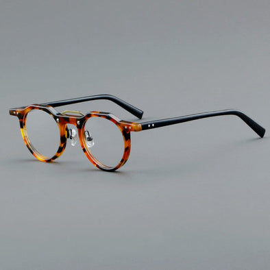 Raed Retro Round Acetate Glasses Frame