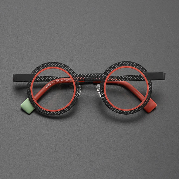 Rene Ultralight Round Titanium Glasses Frame