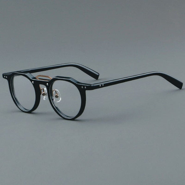 Ron Retro Round Acetate Glasses Frame