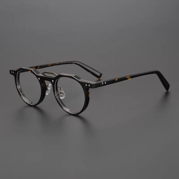 Ron Retro Round Acetate Glasses Frame