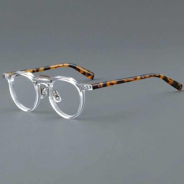 Ron Retro Round Acetate Glasses Frame