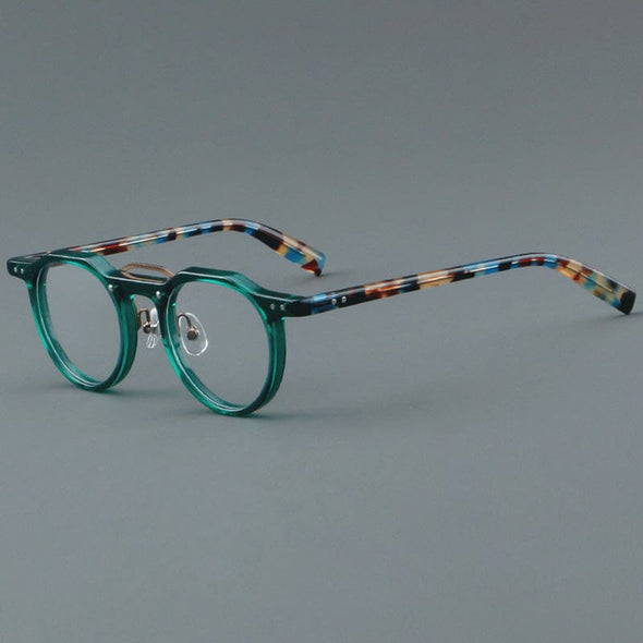 Ron Retro Round Acetate Glasses Frame