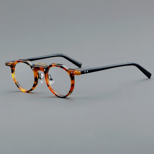 Ron Retro Round Acetate Glasses Frame