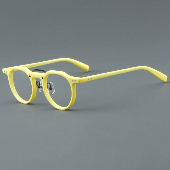 Ron Retro Round Acetate Glasses Frame