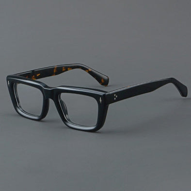 Sutton Retro Rectangle Acetate Glasses Frame