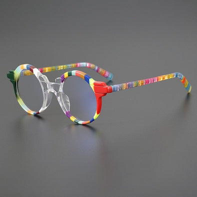 Talon Acetate Round Eyeglasses Frames