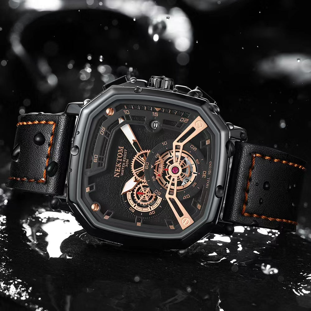 nektom top luxury sport quartz watch