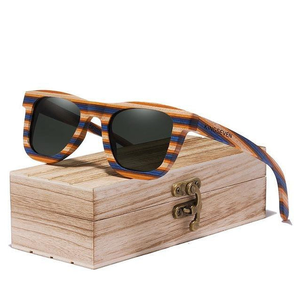 Nektom - Nektom C5925 Wood Handmade Sunglasses