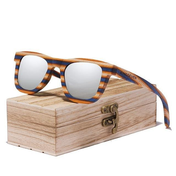 Nektom - Nektom C5925 Wood Handmade Sunglasses